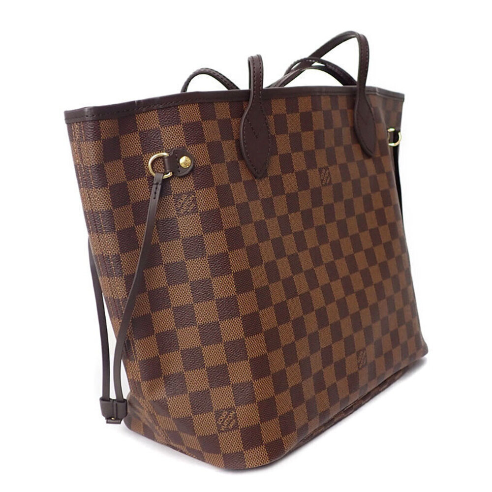 Louis Vuitton Damier Ebene Brown Neverfull Tote Bag - Picture 2 of 8